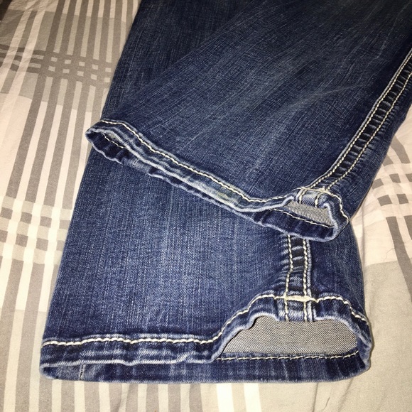 Miss Me Jeans Sz 27 27.5x32 embroidery embellished - Picture 10 of 11